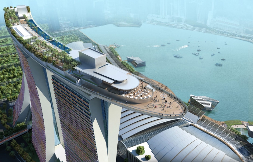 Marina Bay Sands- Sands SkyPark. © Marina Bay Sands