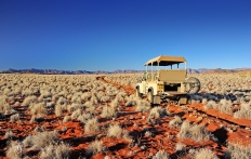 Exploring the Namib Rand Reserve, Namibia. Photo © Travel+Style