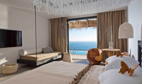 Top 15 Chic Luxury Hotels in Mykonos. Myconian Utopia Resort. TravelPlusStyle.com