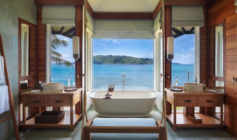 Six Senses Zil Pasyon, Félicité Island, Seychelles. Luxury Hotel Review by TravelPlusStyle. Photo © Six Senses 