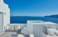 Katikies, Santorini, Greece.  Luxury Hotel Review by TravelPlusStyle. Photo © Katikies