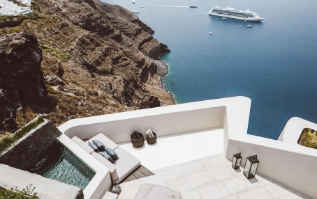 Vora Villas Santorini, Greece. Hotel Review by TravelPlusStyle. Photo © VORA