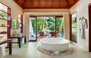 Hilton Seychelles Labriz Resort & Spa, Silhouette, Seychelles. The Best Luxury resorts in the Seychelles. TravelPlusStyle.com