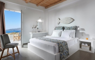 Lithos Luxury Rooms, Adamas. Milos, Greece. Travelplusstyle.com