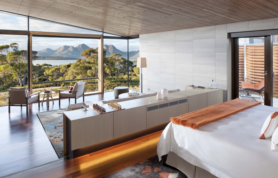 Saffire Freycinet, Tasmania, Australia. Hotel Review by TravelPlusStyle. Photo © Saffire Freycinet