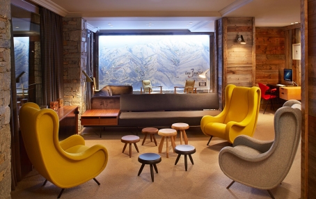 Hôtel des Trois Vallées, Courchevel, France. Hotel Review. Photo © The Hotels d’en Haut Group