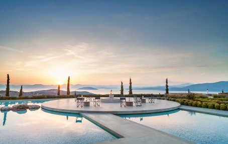 Amanzoe, Porto Heli, Peloponnese, Greece. Luxury Hotel Review by TravelPlusStyle. © Aman Resorts