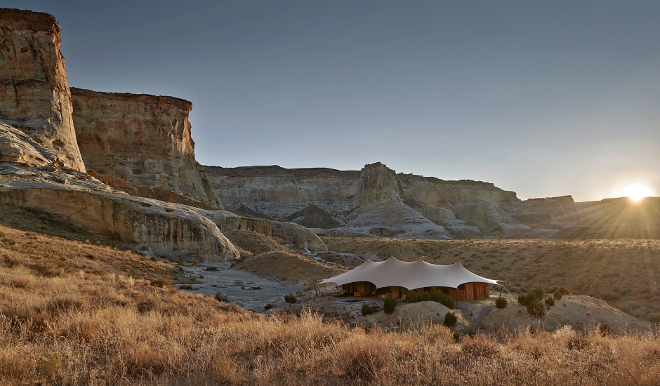 Camp Sarika by Amangiri, Utah, USA. TravelPlusStyle.com Camp Sarika by Amangiri, Utah, USA. TravelPlusStyle.com