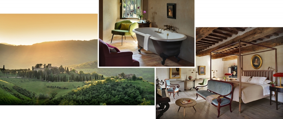 Hotel Castello di Reschio, Umbria, Italy. TravelPlusStyle.com Hotel Castello di Reschio, Umbria, Italy. TravelPlusStyle.com