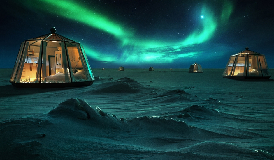 North Pole Igloos, Swedish Lapland. TravelPlusStyle.com