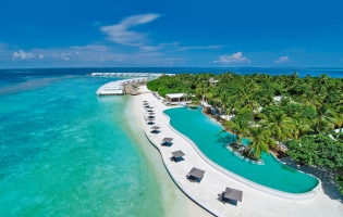 Amilla Fushi, Maldives. The Best Luxury Resorts in the Maldives by TravelPlusStyle.com