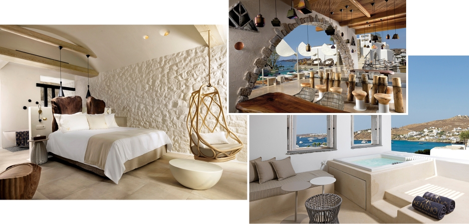 Kensho Ornos, Mykonos, Greece. TravelPlusStyle.com