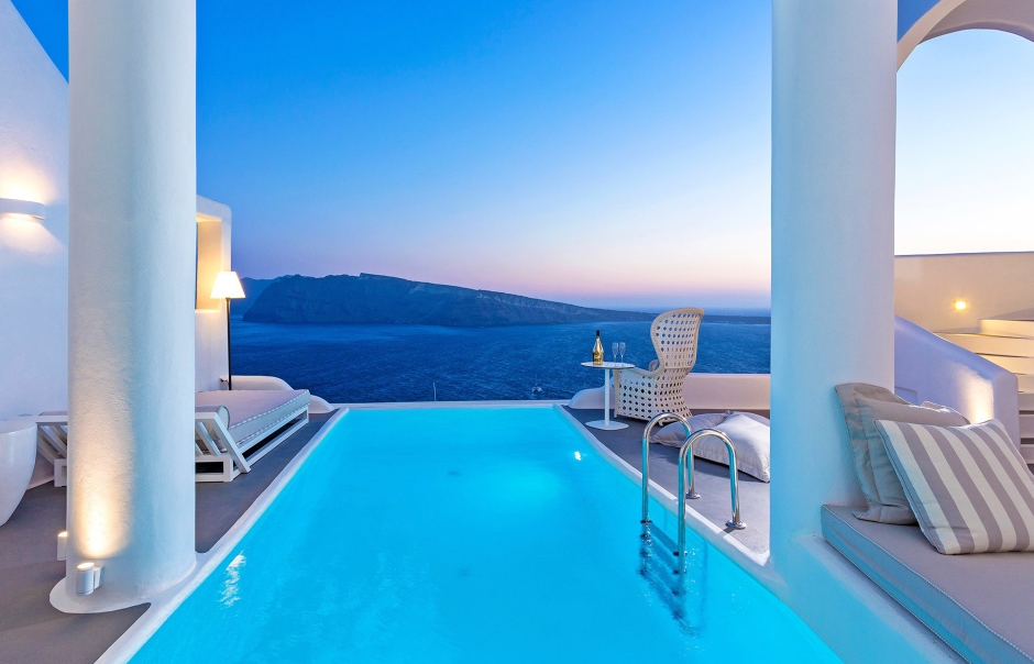 Charisma Suites Oia, Santorini, Greece. TravelPlusStyle.com