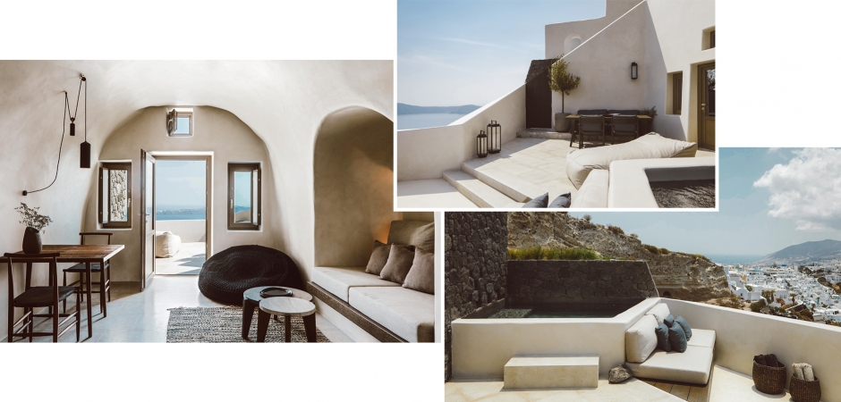 Vora Villas Santorini, Imerovigli, Greece. TravelPlusStyle.com