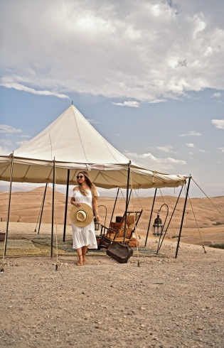 Scarabeo Camp, Agafay Desert, Marrakech, Morocco. Photo © TravelPlusStyle.com