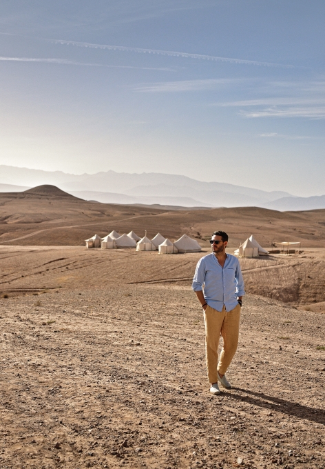 Scarabeo Camp, Agafay Desert, Marrakech, Morocco. Photo © TravelPlusStyle.com