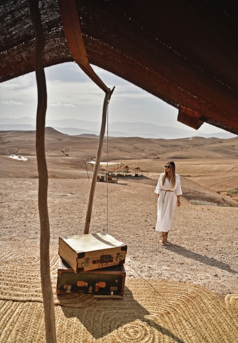 Scarabeo Camp, Agafay Desert, Marrakech, Morocco. Photo © TravelPlusStyle.com