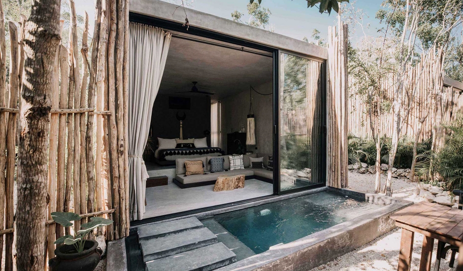 Hotel Bardo, Tulum, Mexico. The Best Boutique Hotels in Tulum. TravelPlusStyle.com