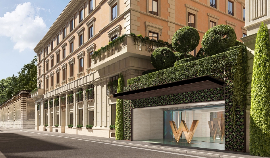 W Rome, Rome, Italy. The Best Luxury Hotel Openings of 2021 by TravelPlusStyle.com