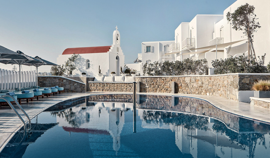 Myconian Kyma, Mykonos, Greece. The Best Luxury Hotels In Mykonos. TravelPlusStyle.com