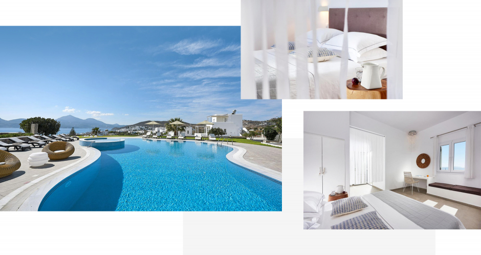 Santa Maria Luxury Suites, Adamas. Milos, Greece. The ultimate guide to the best chic hotels in Milos, Greece by Travelplusstyle.com