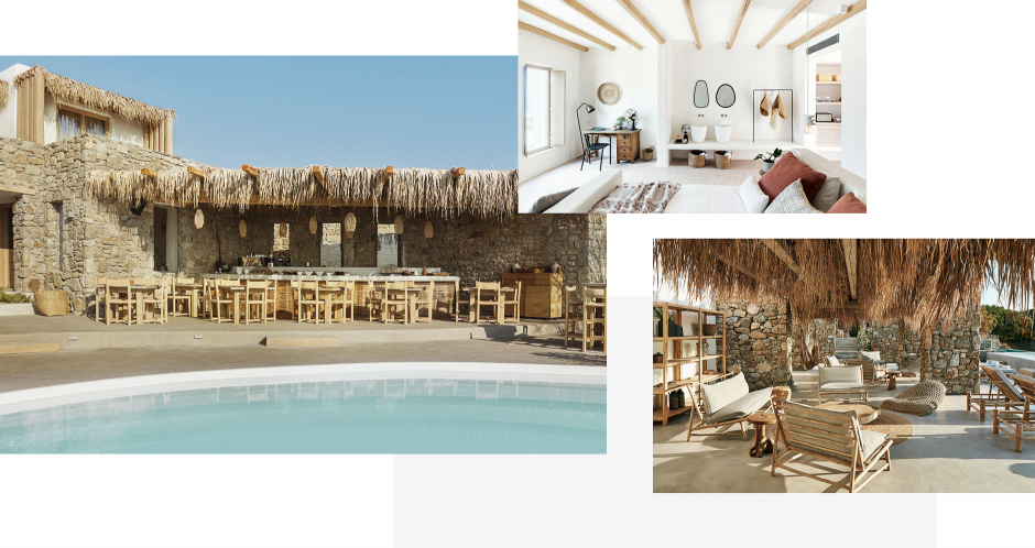 The Wild by Interni, Kalafatis, Mykonos, Greece. The Best Luxury Hotels In Mykonos. TravelPlusStyle.com