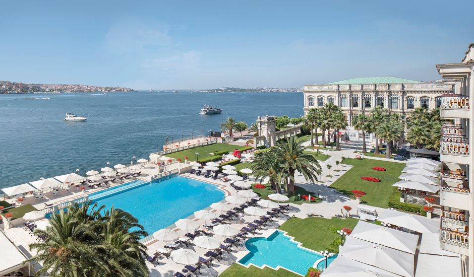 Çırağan Palace Kempinski Istanbul, Istanbul, Turkey. The Best Luxury & Boutique Hotels in Istanbul, Turkey by TravelPlusStyle.com