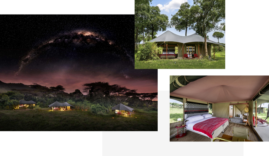 Angama Safari Camp, Maasai Mara, Kenya. The Top 100 Luxury Hotel Openings of 2020 by TravelPlusStyle.com