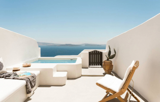 Armenaki Santorini, Oia, Greece. The Top 100 Luxury Hotel Openings of 2020 by TravelPlusStyle.com 