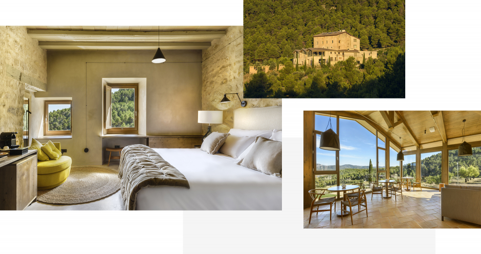 Hotel Torre del Marqués, Monroyo, Teruel, Spain. The Top 100 Luxury Hotel Openings of 2020 by TravelPlusStyle.com