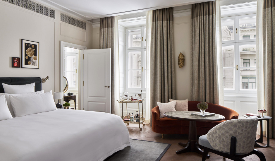 Rosewood Vienna, Vienna, Austria. The Best Luxury Hotel Openings of 2022 by TravelPlusStyle.com