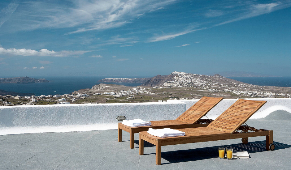 Villa Fabrica, Santorini, Greece. TravelPlusStyle.com