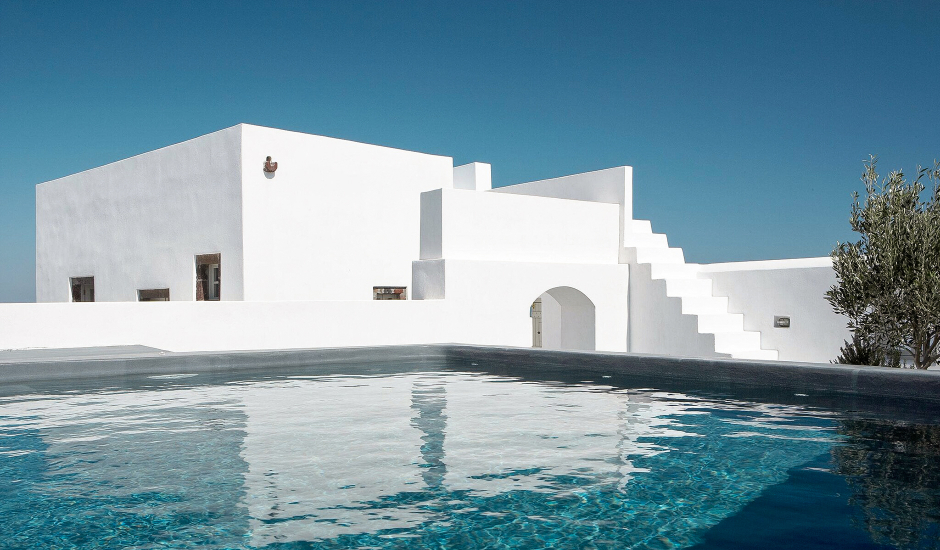 Villa Fabrica, Santorini, Greece. TravelPlusStyle.com