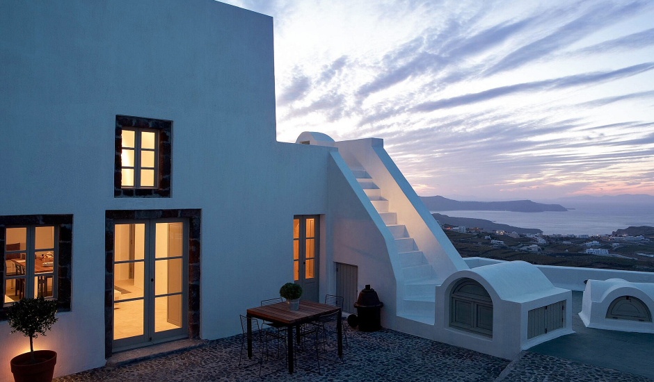 Villa Fabrica, Santorini, Greece. TravelPlusStyle.com