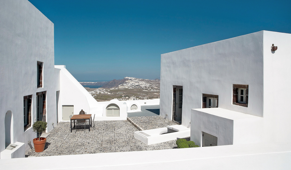Villa Fabrica, Santorini, Greece. TravelPlusStyle.com