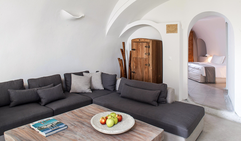 Native Eco Villa, Santorini, Greece. TravelPlusStyle.com