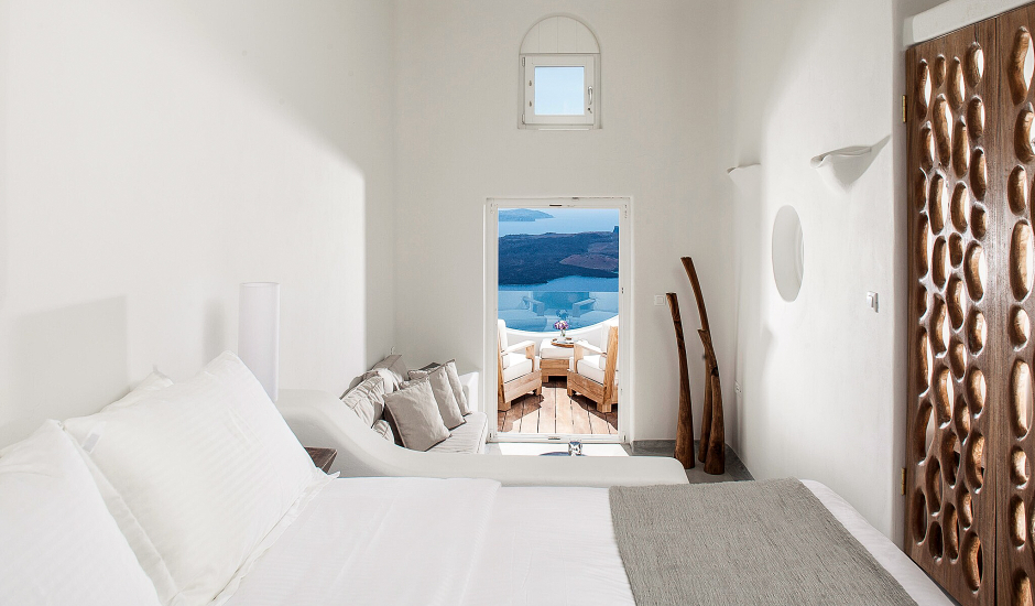 Native Eco Villa, Santorini, Greece. TravelPlusStyle.com