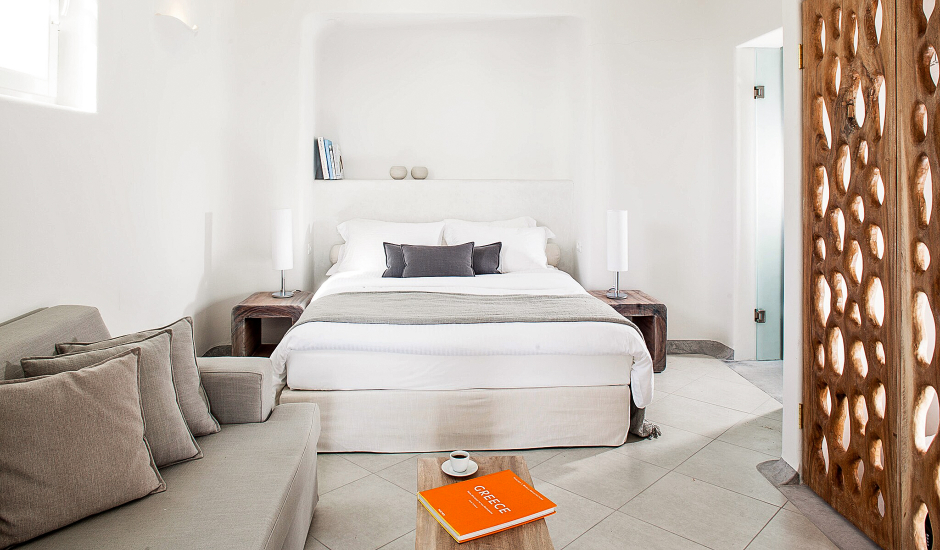Native Eco Villa, Santorini, Greece. TravelPlusStyle.com