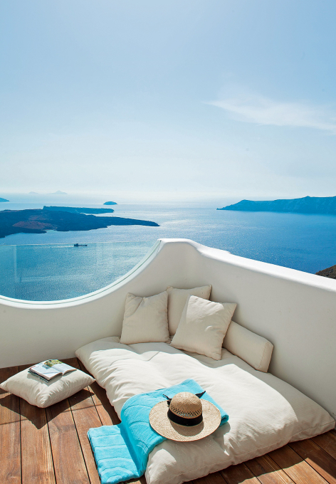 Native Eco Villa, Santorini, Greece. TravelPlusStyle.com