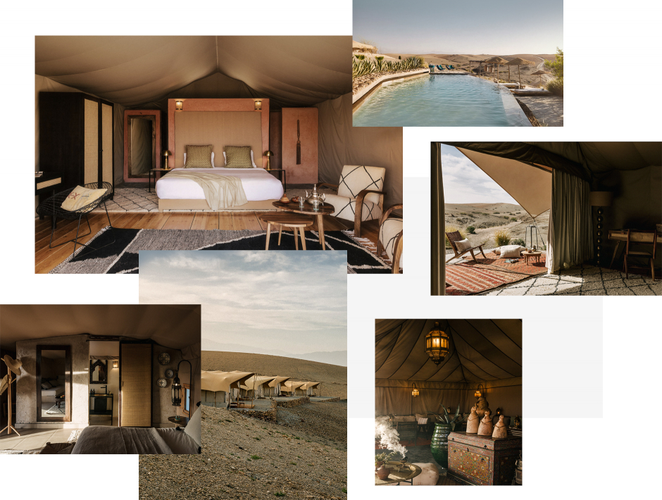 Caravan by Habitas Agafay, Agafay Desert, Marrakesh, Morocco. The Best Luxury Hotel Openings of 2022 by TravelPlusStyle.com