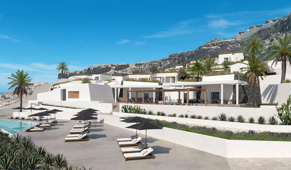 Santo Mine Oia Suites, Santorini, Greece. The Best Luxury Hotel Openings of 2023 by TravelPlusStyle.com  