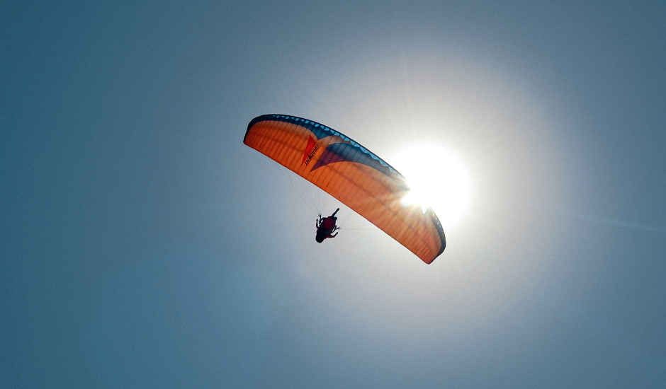 Paragliding at Senses Zighy Bay, Musandam Peninsula, Oman. Photo by ©TravelPlusStyle.com