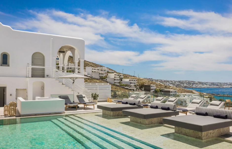 Grace Mykonos, Greece. Hotel Review by TravelPlusStyle. Photo © Grace Mykonos