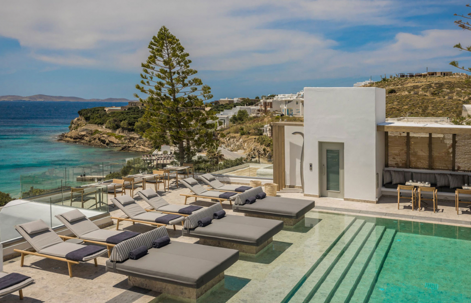 Grace Mykonos, Greece. Hotel Review by TravelPlusStyle. Photo © Grace Mykonos