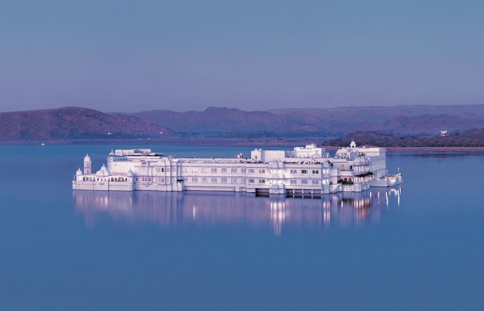 Taj Lake Palace, Udaipur, India. Luxury Hotel Review by TravelPlusStyle. Photo © Taj Hotels Resorts and Palaces