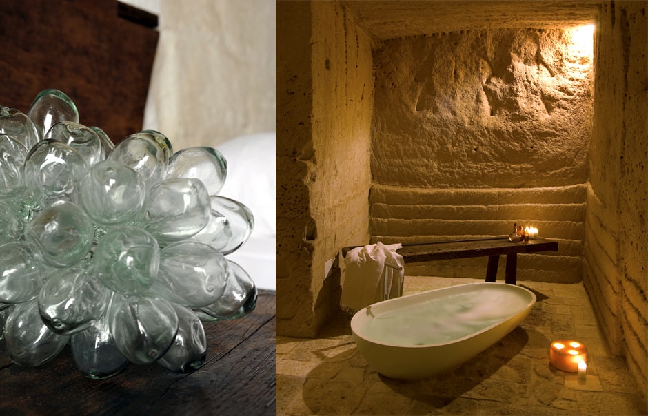 Sextantio Le Grotte Della Civita, Italy. Hotel Review by TravelPlusStyle. Photo © Sextantio