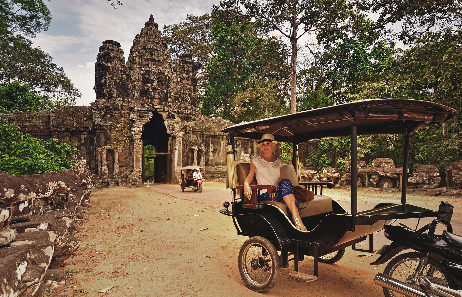 Ride in a tuk-tuk, Cambodia • Photo © TravelPlusStyle Ride in a tuk-tuk, Cambodia • Photo © TravelPlusStyle