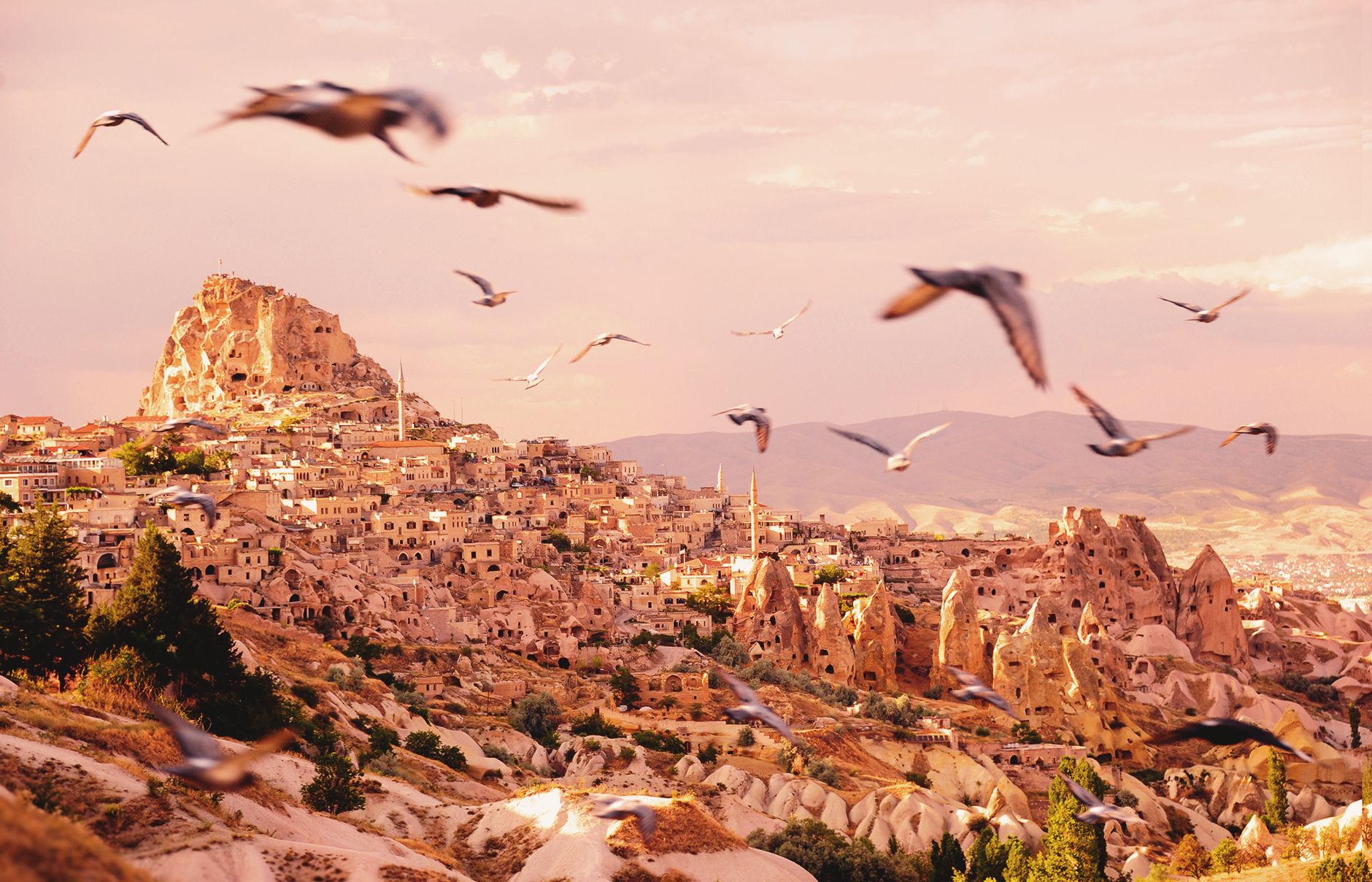 Uçhisar at Sunset — The Best Things to Do in Cappadocia, Turkey • Photo © TravelPlusStyle turkey_cappadocia_4983_2