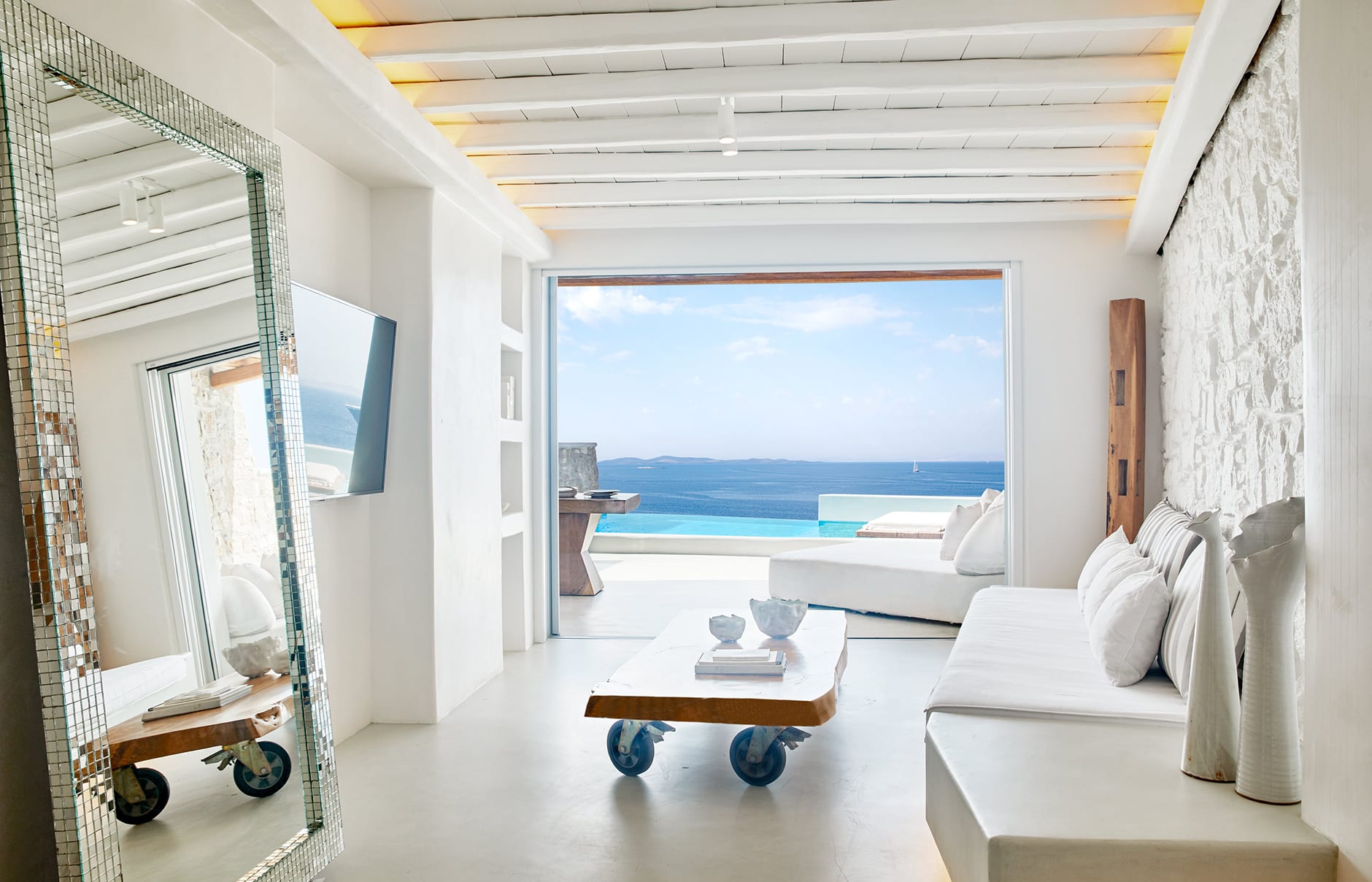 Cavo Tagoo, Mykonos, Greece. Hotel Review by TravelPlusStyle. Photo © Cavo Tagoo