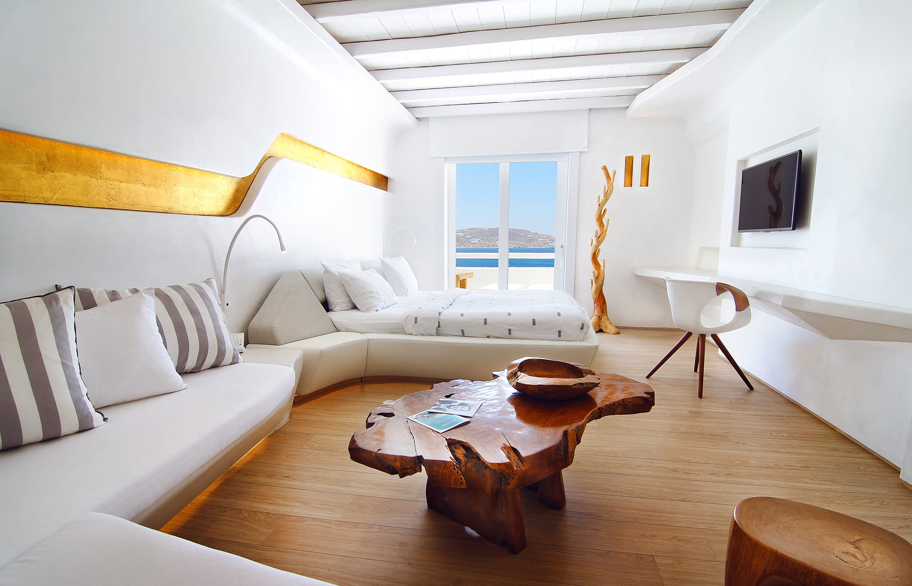 Cavo Tagoo, Mykonos, Greece. Hotel Review by TravelPlusStyle. Photo © Cavo Tagoo